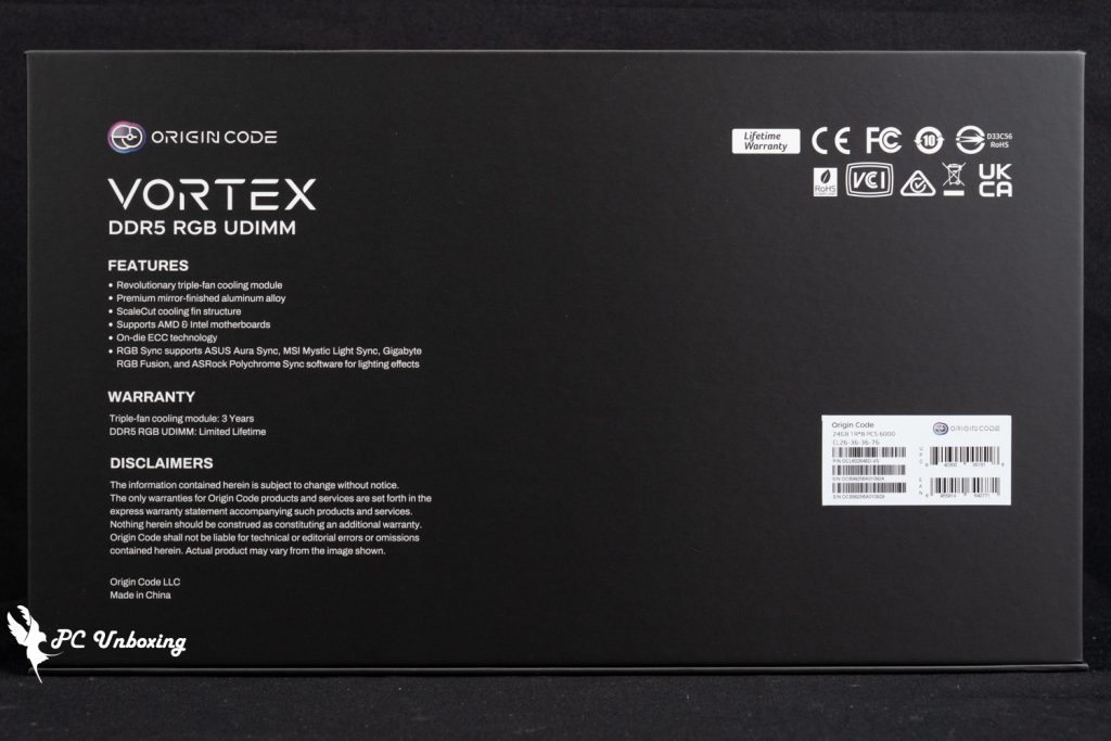 Origin Code Vortex Origin code vortex DDR5 48 GB (24 GBx2) memory unboxing review - PC ...